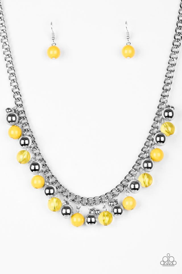 Collar Paparazzi ~ Perfil Keep A GLOW - Amarillo