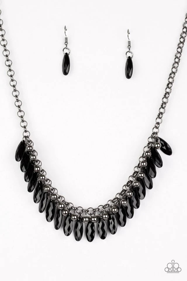 Collar Paparazzi ~ Jersey Shore - Negro