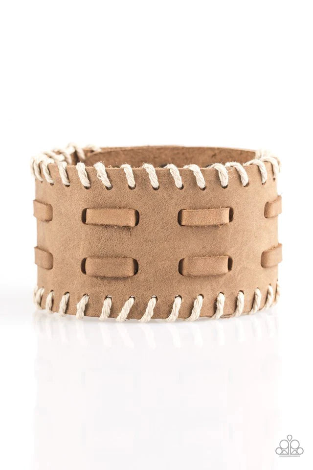 Paparazzi Bracelet ~ West RIDE Story - Brown