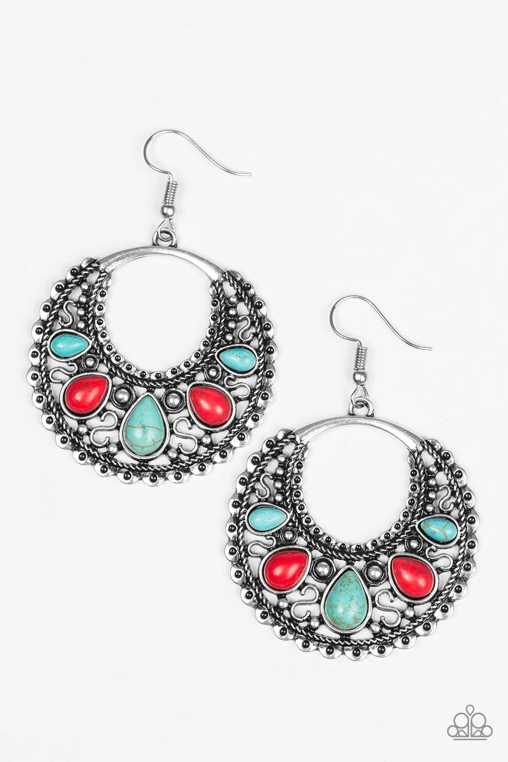 Paparazzi Earring ~ Desert Springs - Multi