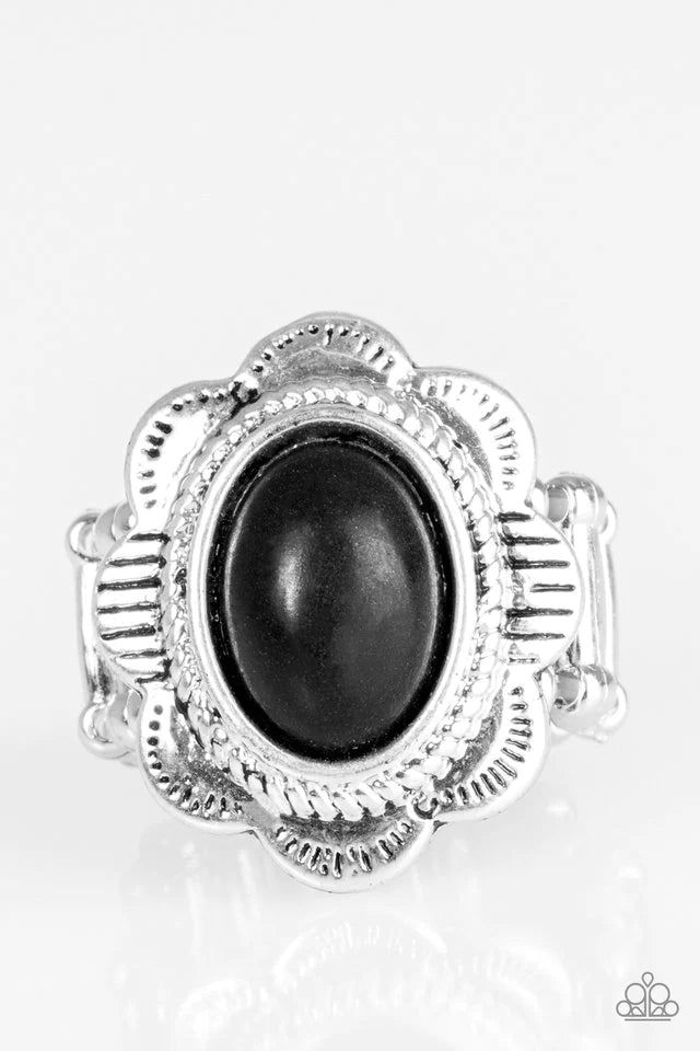 Anillo Paparazzi ~ Paraíso de verano - Negro