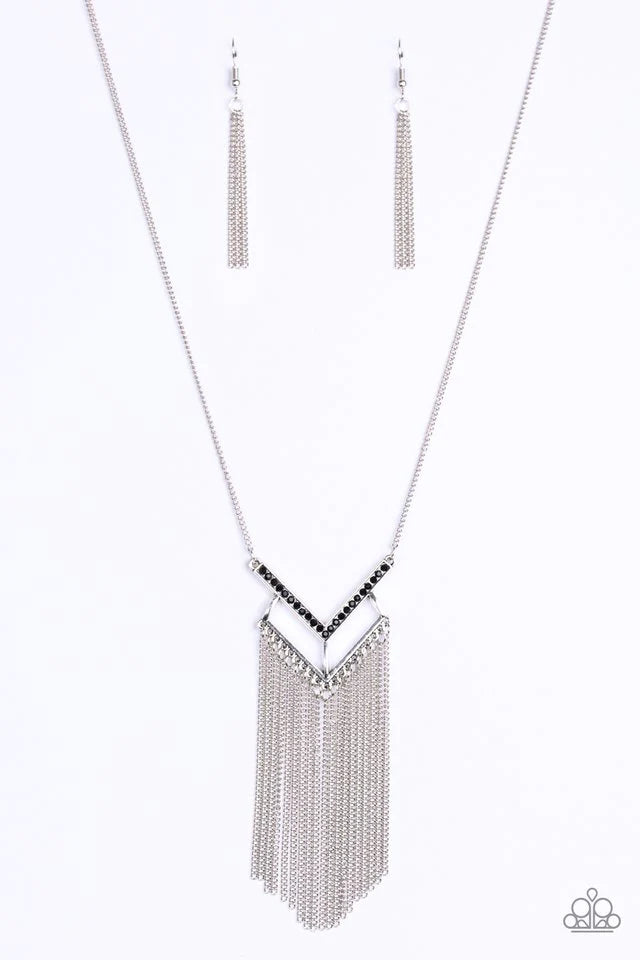 Paparazzi Necklace ~ Alpha Glam - Black