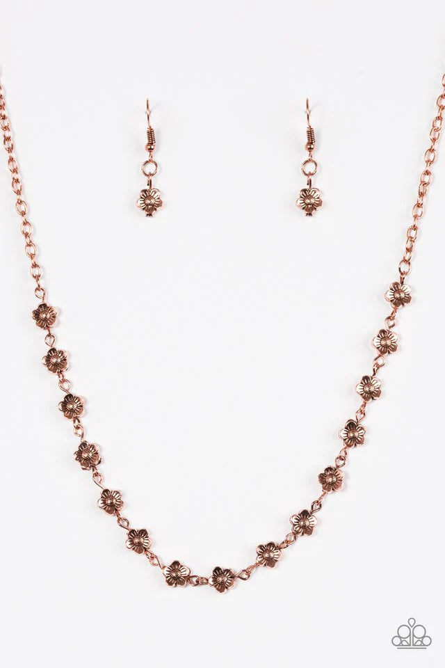 Paparazzi Necklace ~ Daisy Do-Si-Do - Copper