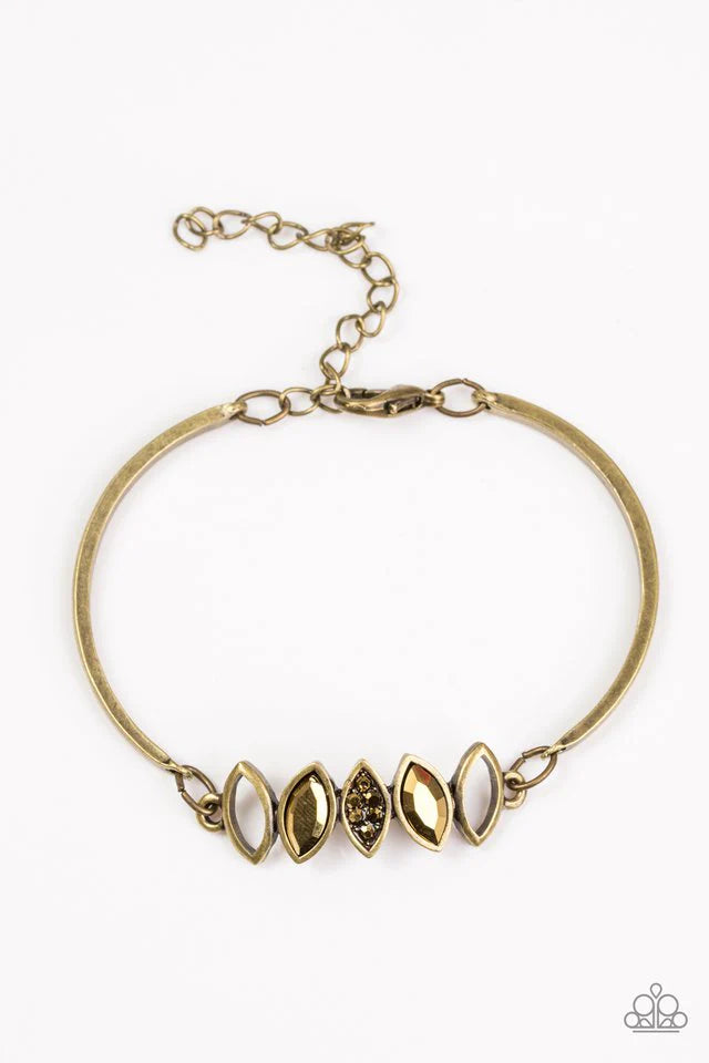 Paparazzi Bracelet ~ Money Dance - Brass