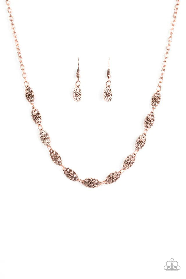 Paparazzi Necklace ~ Daisy Dream - Copper