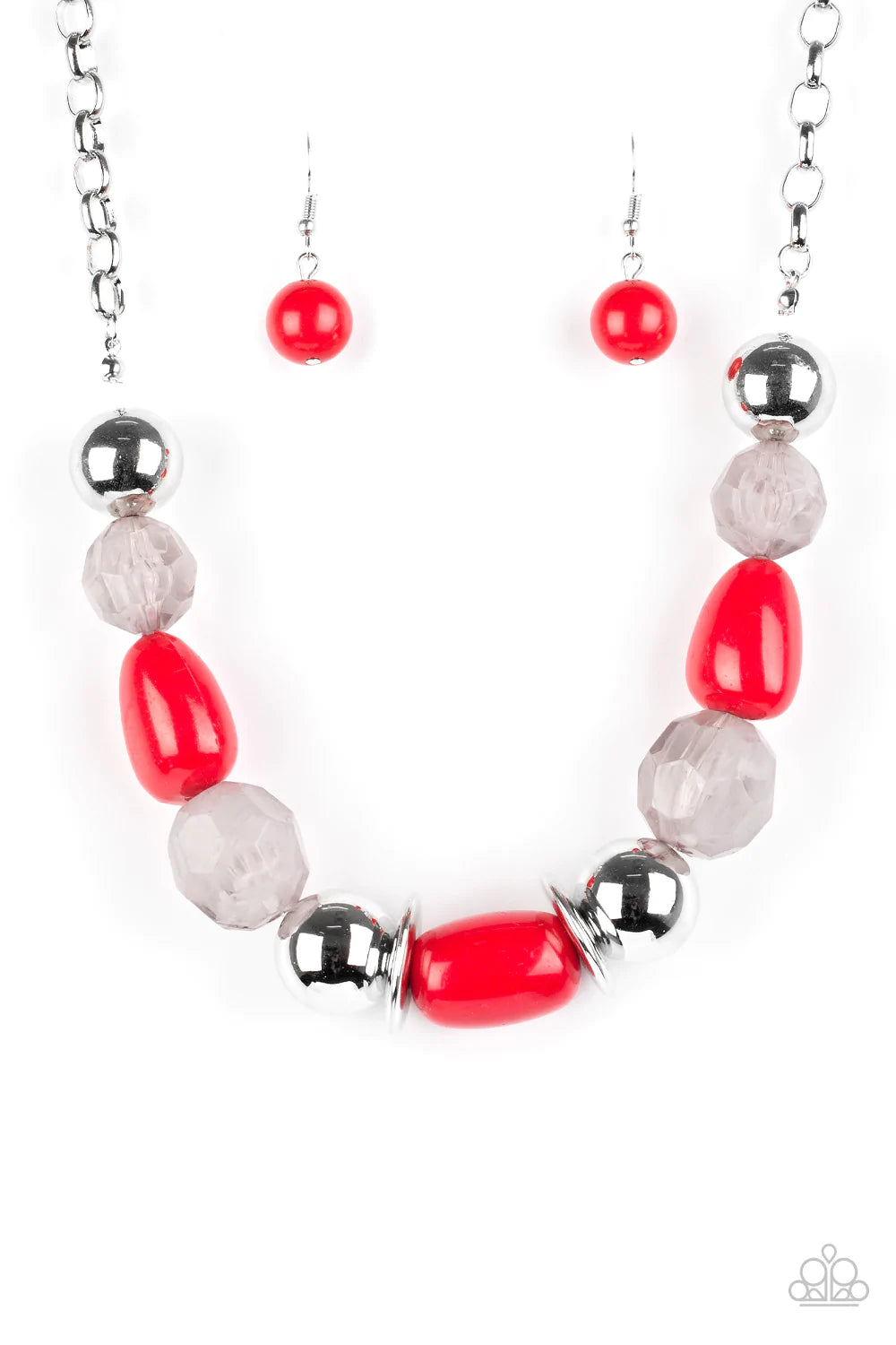 Paparazzi Necklace ~ South Shore Sensation - Red