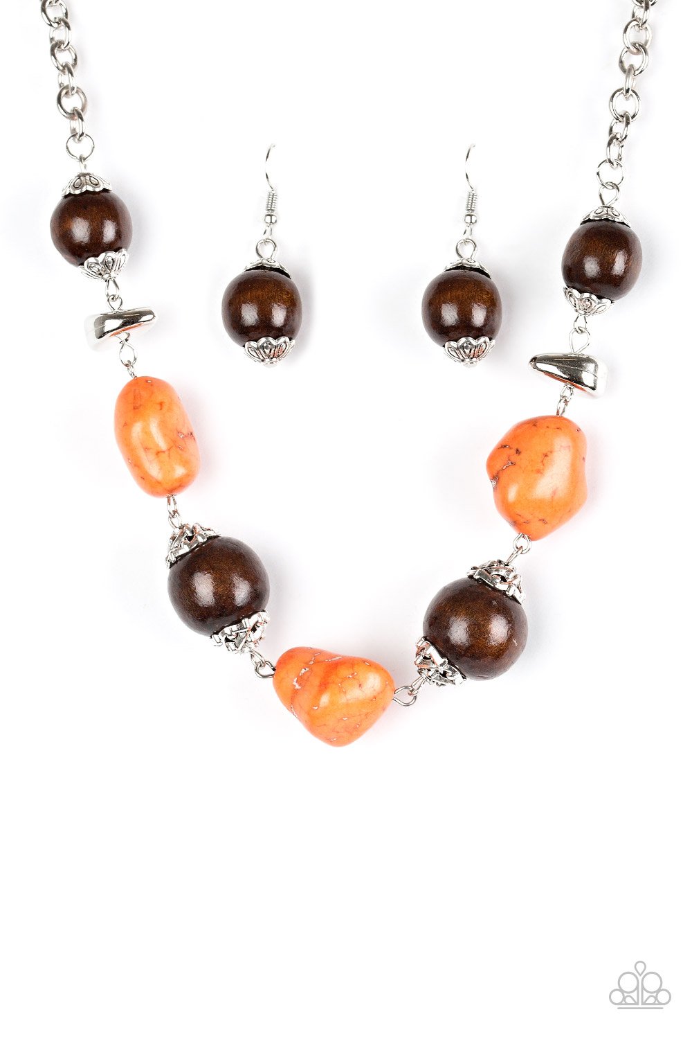 Paparazzi Necklace ~ Earth Goddess - Orange