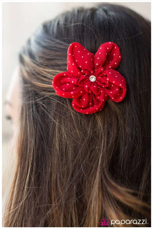 Paparazzi Hair Accessories ~ Young At Heart - Red