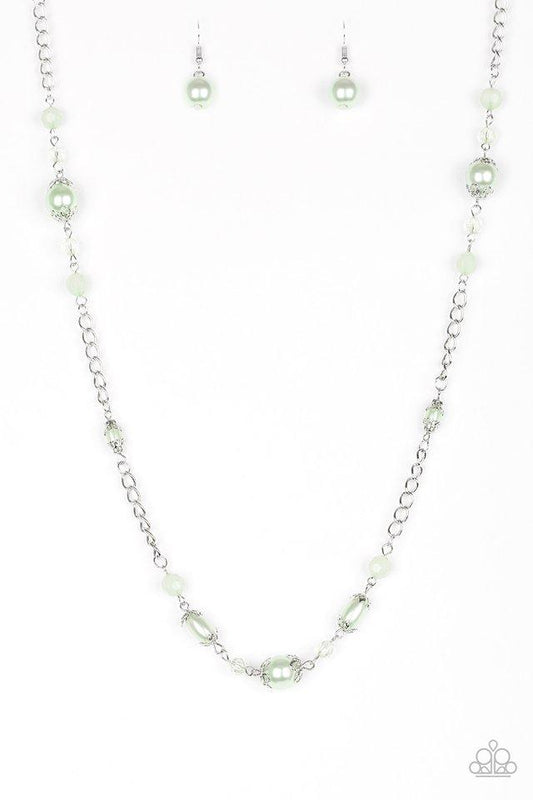 Paparazzi Necklace ~ Magnificently Milan - Green