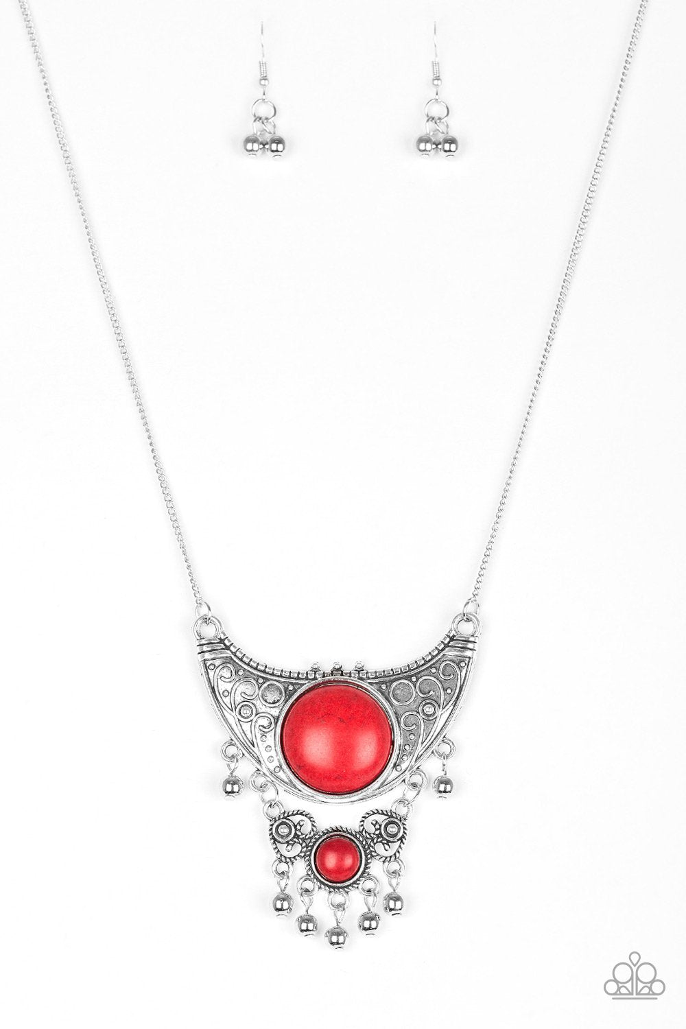 Paparazzi Necklace ~ Summit Style - Red