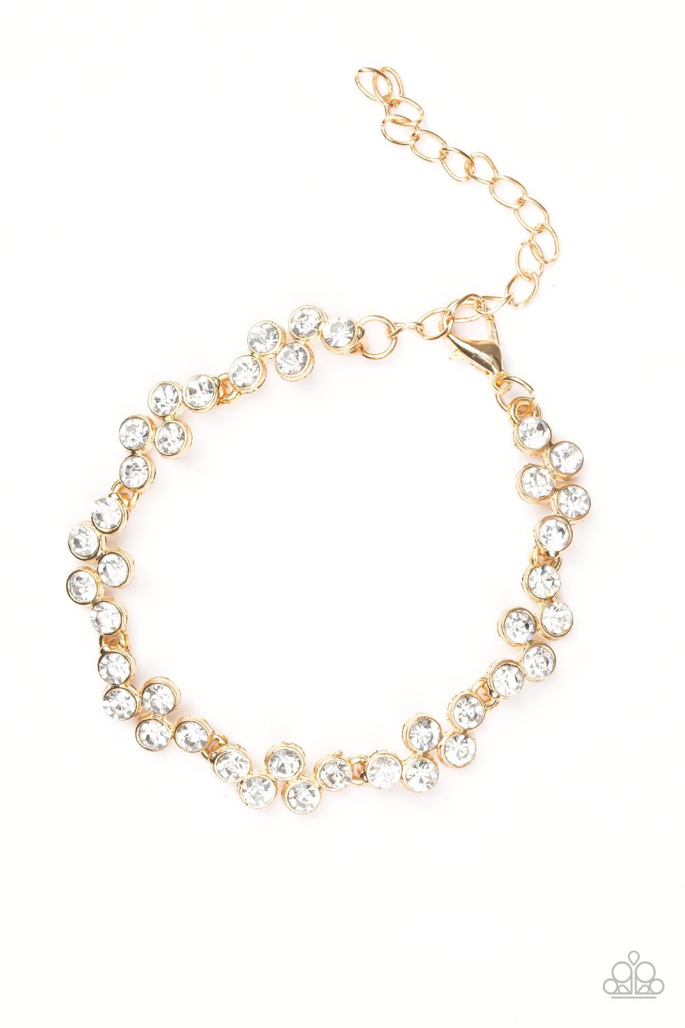 Pulsera Paparazzi ~ Sigue brillando con fuerza - Oro