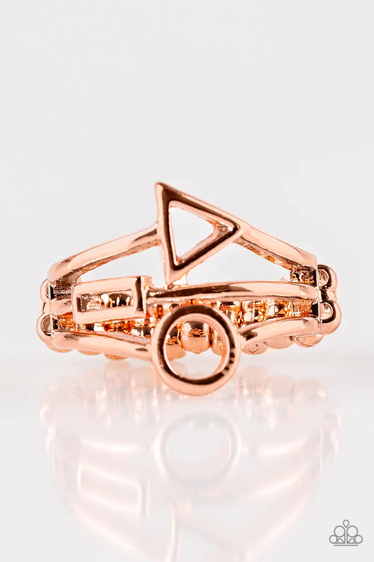 Paparazzi Ring ~ Better Shape Up - Copper