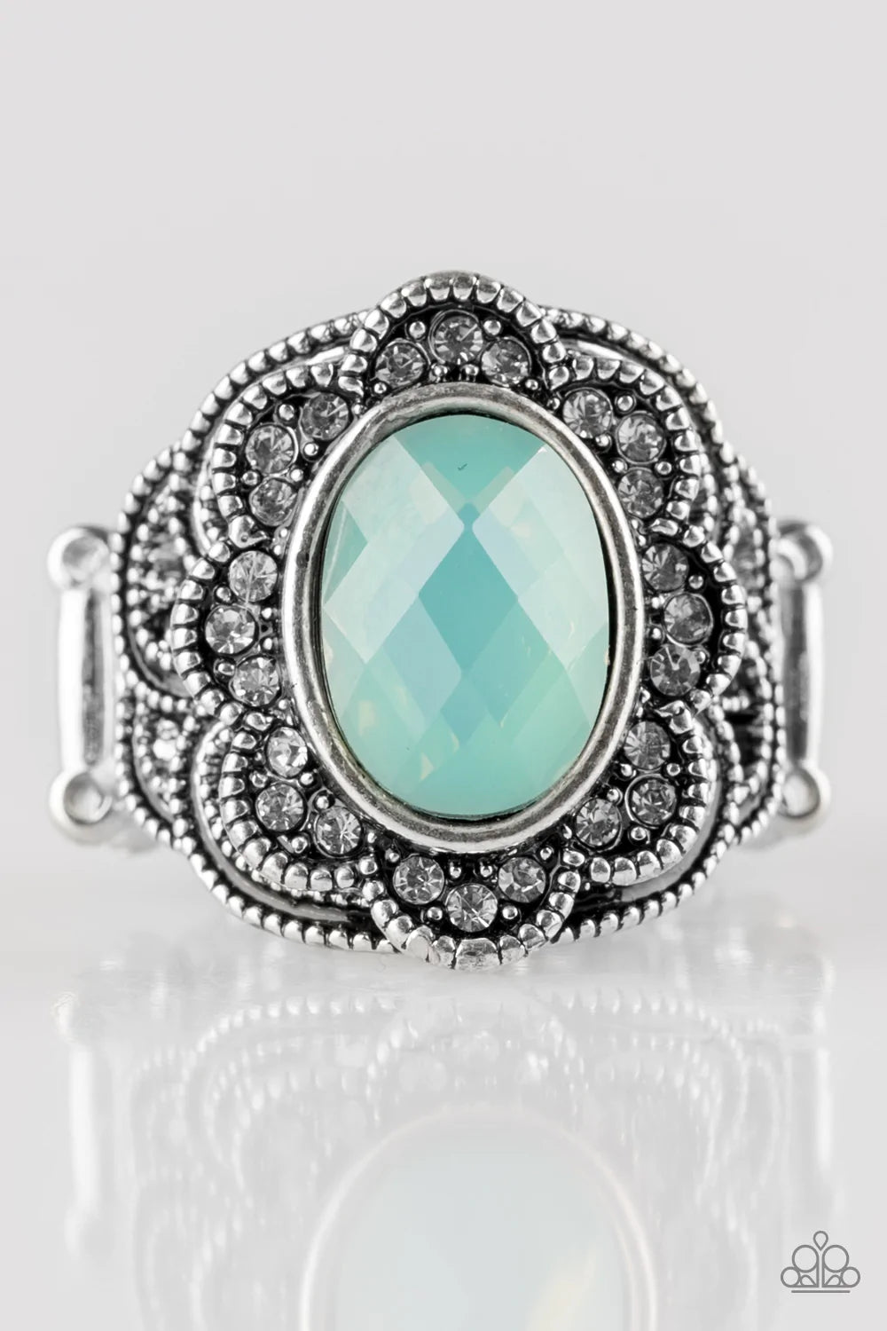 Anillo Paparazzi ~ Fairways florales - Verde