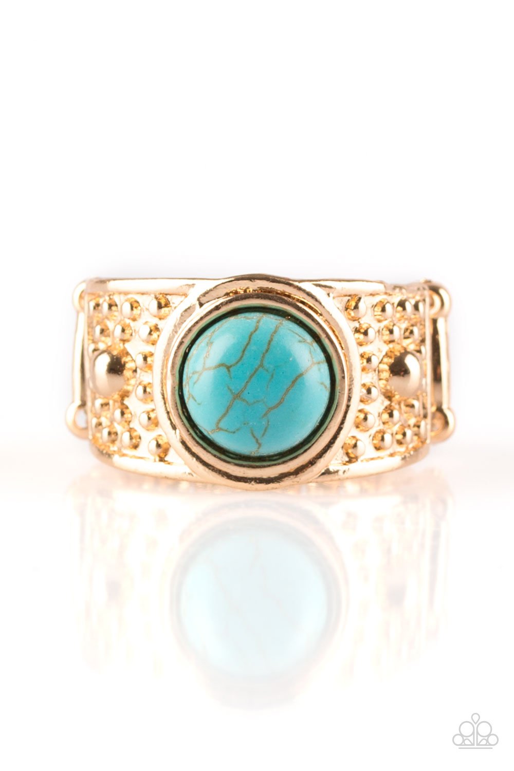 Anillo Paparazzi ~ Oasis de verano - Oro