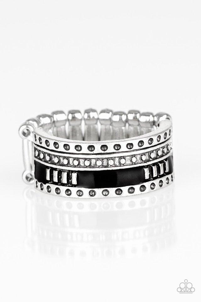 Anillo Paparazzi ~ Super Summer - Negro