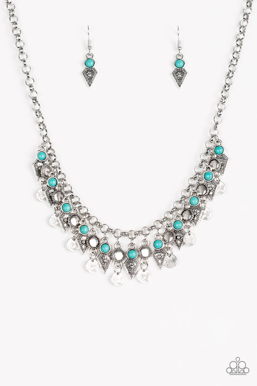 Collar Paparazzi ~ Jurassic Jamboree - Azul