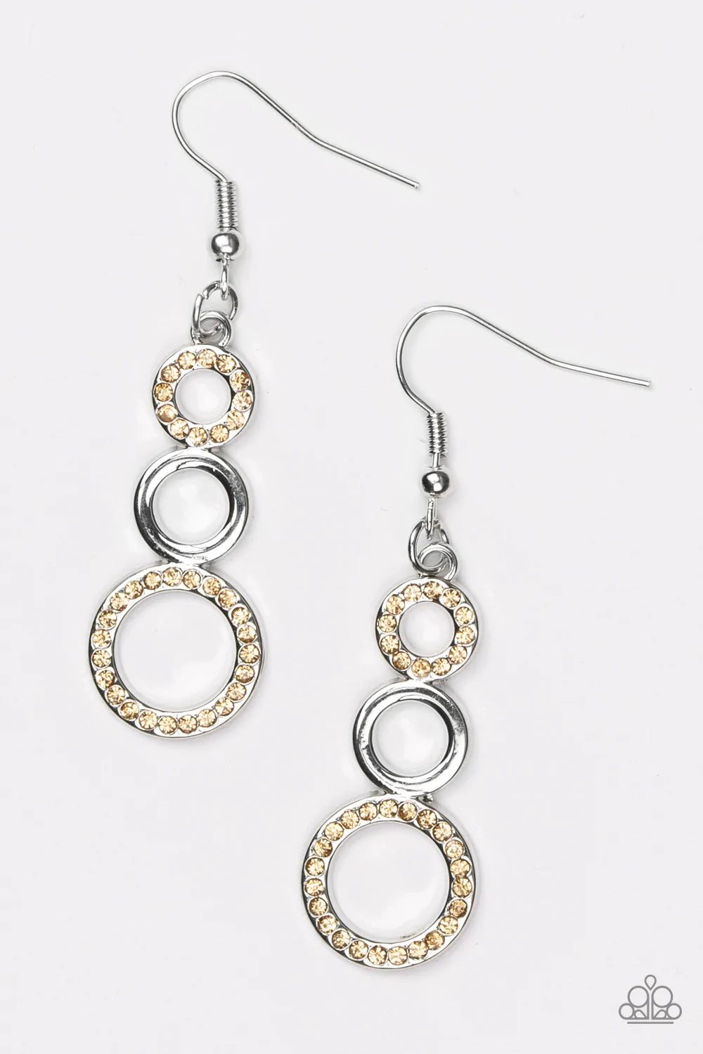 Pendiente Paparazzi ~ Bubble Bustle - Marrón