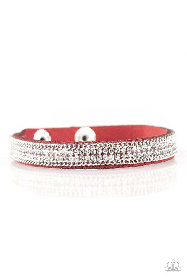 Paparazzi Bracelet ~ Babe Bling - Red