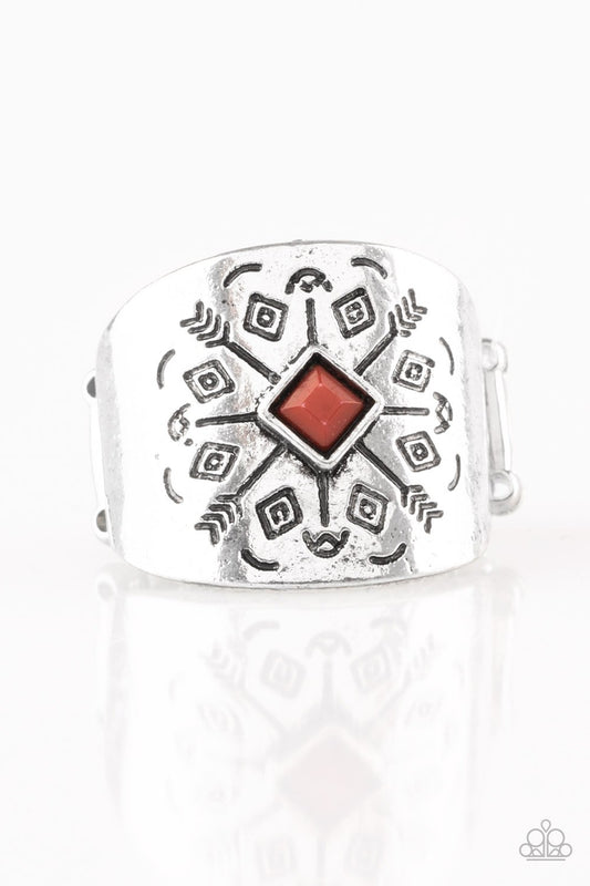 Paparazzi Ring ~ Here Today, Gone Tom-ARROW - Brown