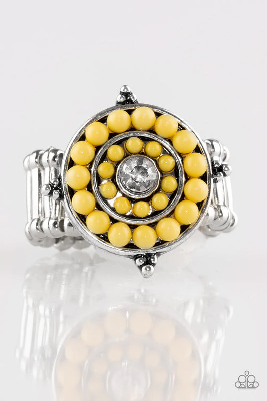Paparazzi Ring ~ High-Tide Pool Party - Yellow