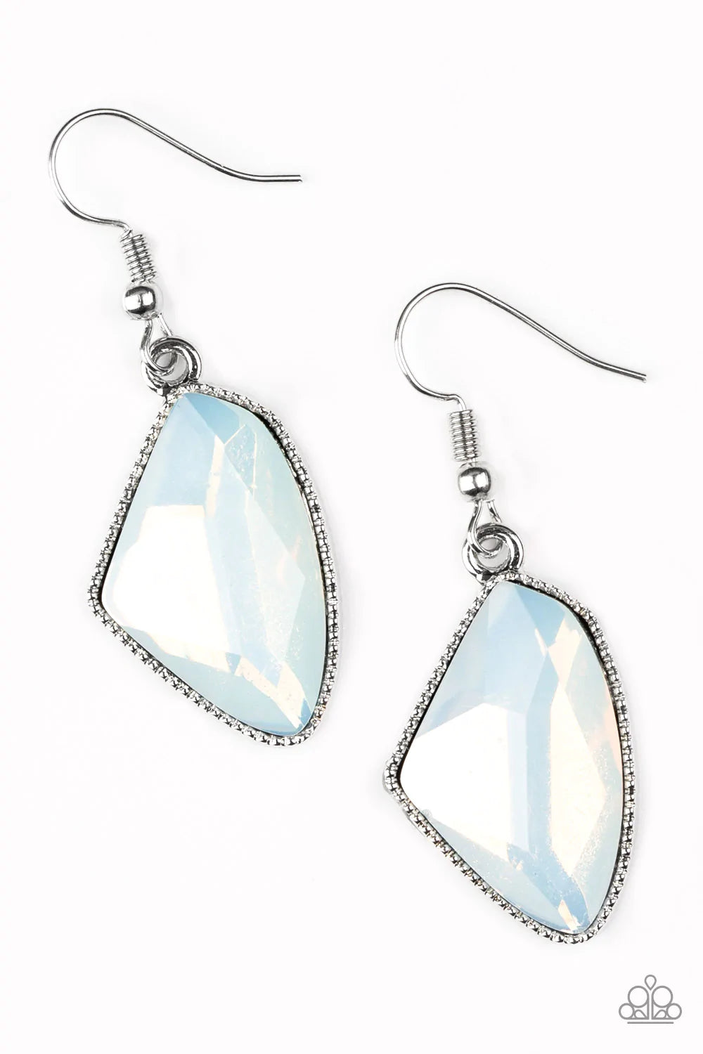 Paparazzi Earring ~ Mystic Mist - White