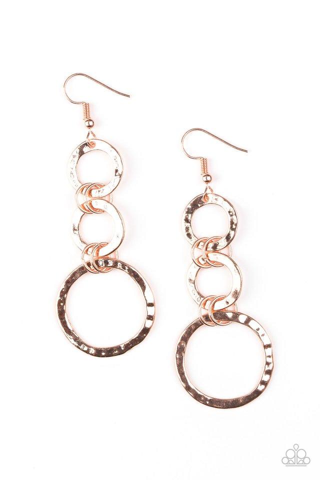 Paparazzi Earring ~ Radical Revolution - Copper