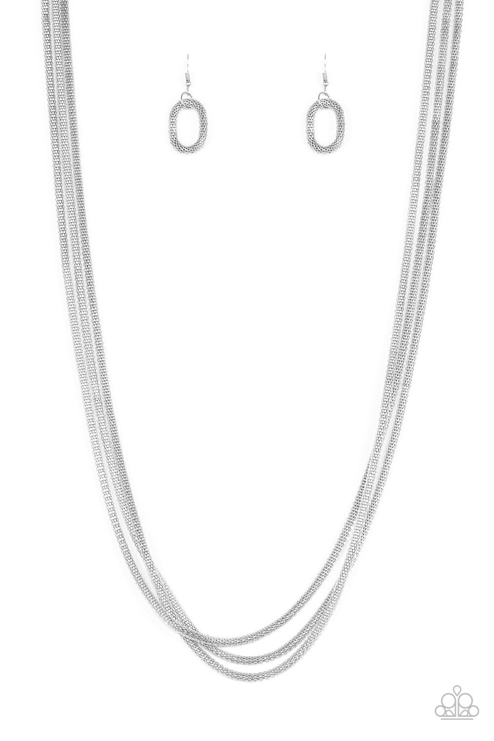 Collar Paparazzi ~ Barrido de calles - Plata