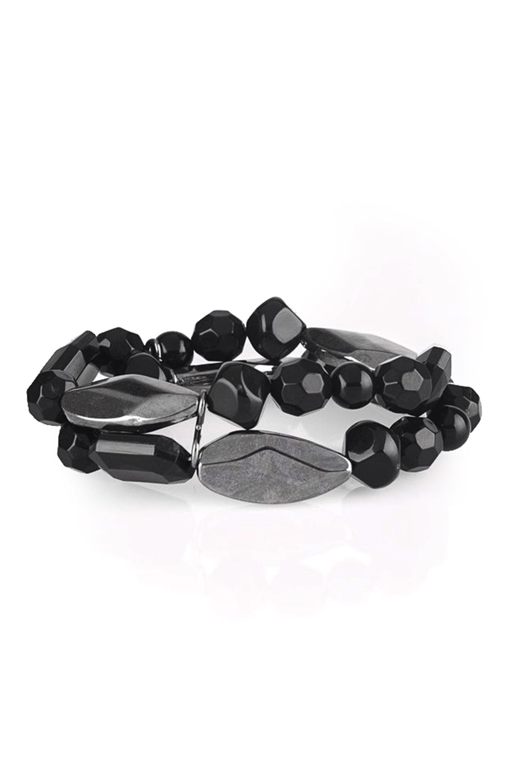 Paparazzi Bracelet ~ Rockin Rock Candy - Black