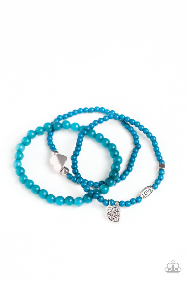 Paparazzi Bracelet ~ Really Romantic - Blue