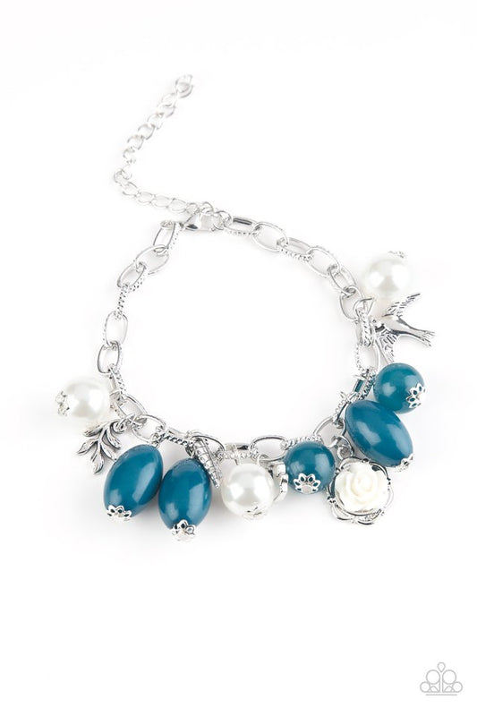 Love Doves - Blue - Paparazzi Bracelet Image