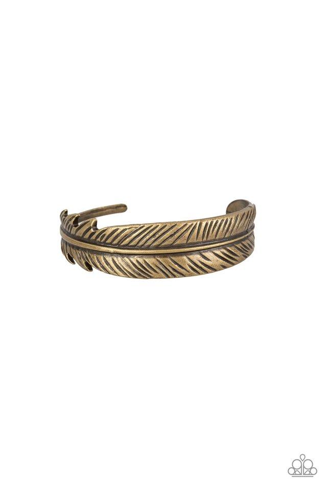 Paparazzi Bracelet ~ Tran-QUILL-ity - Brass
