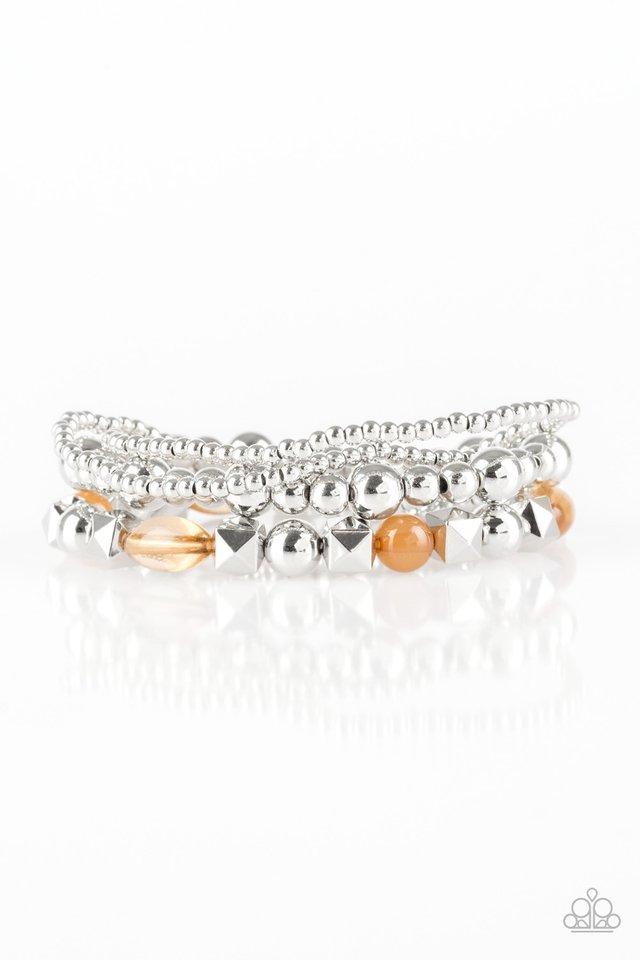 Paparazzi Bracelet ~ Babe-alicious - Brown