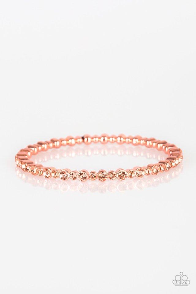 Pulsera Paparazzi ~ Fabulosa figura de siete cifras - Cobre