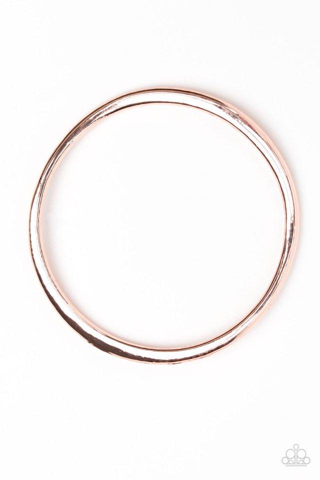 Paparazzi Bracelet ~ Awesomely Asymmetrical - Rose Gold
