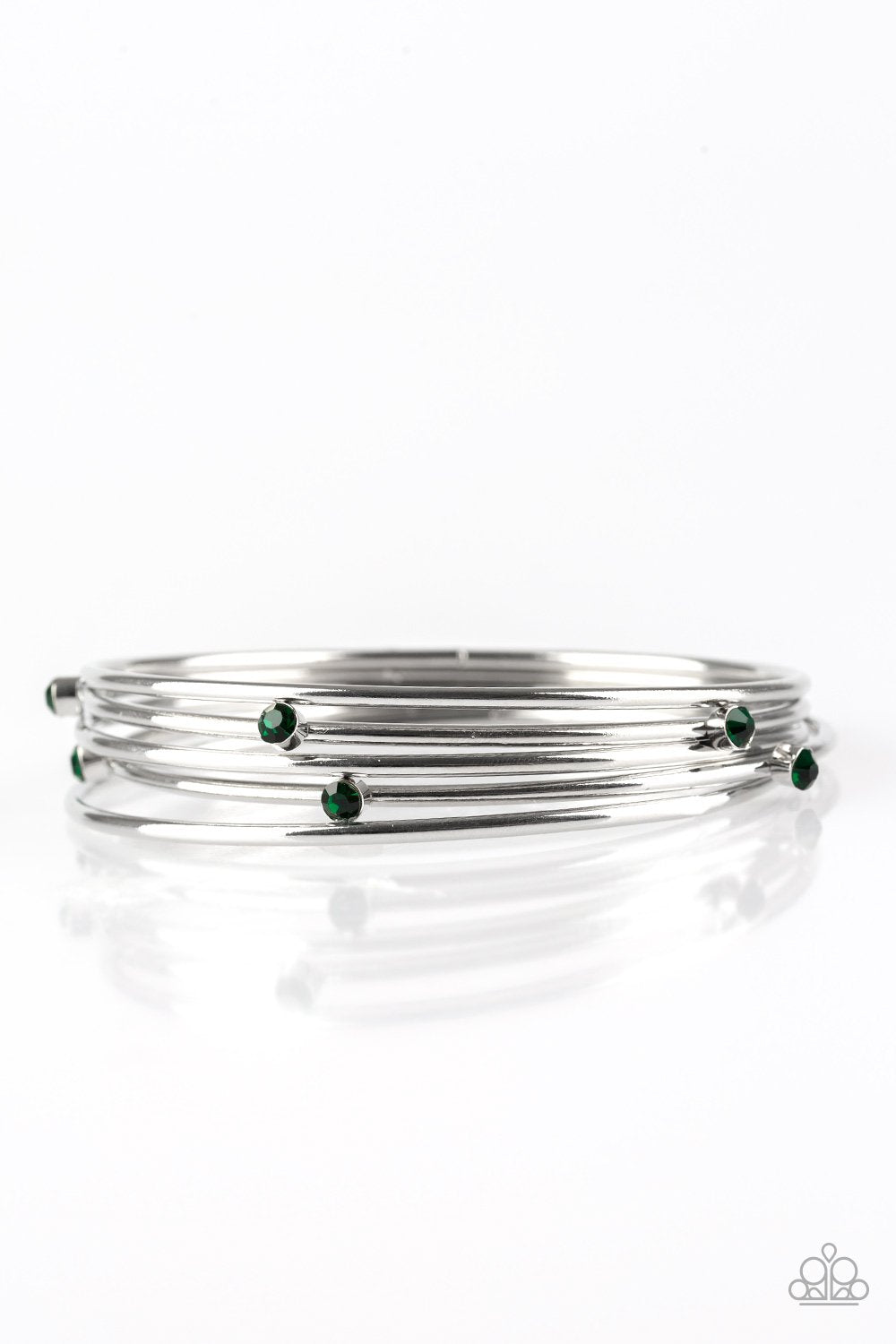 Paparazzi Bracelet ~ Delicate Decadence - Green