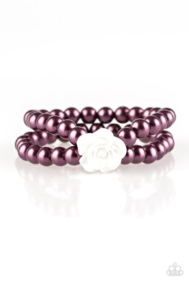 Paparazzi Bracelet ~ Posh and Posy - Purple
