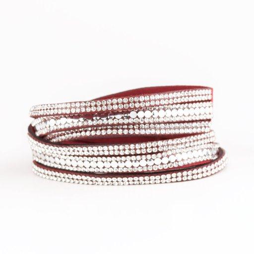 Paparazzi Bracelet ~ Rock Star Attitude - Red