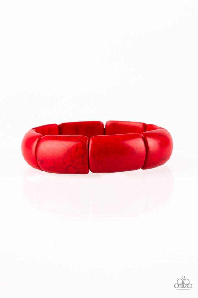 Paparazzi Bracelet ~ Peace Out - Red