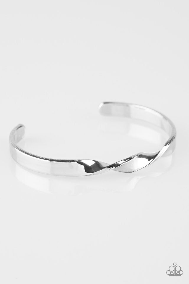 Traditional Twist - Silver - Paparazzi Bracelet Image