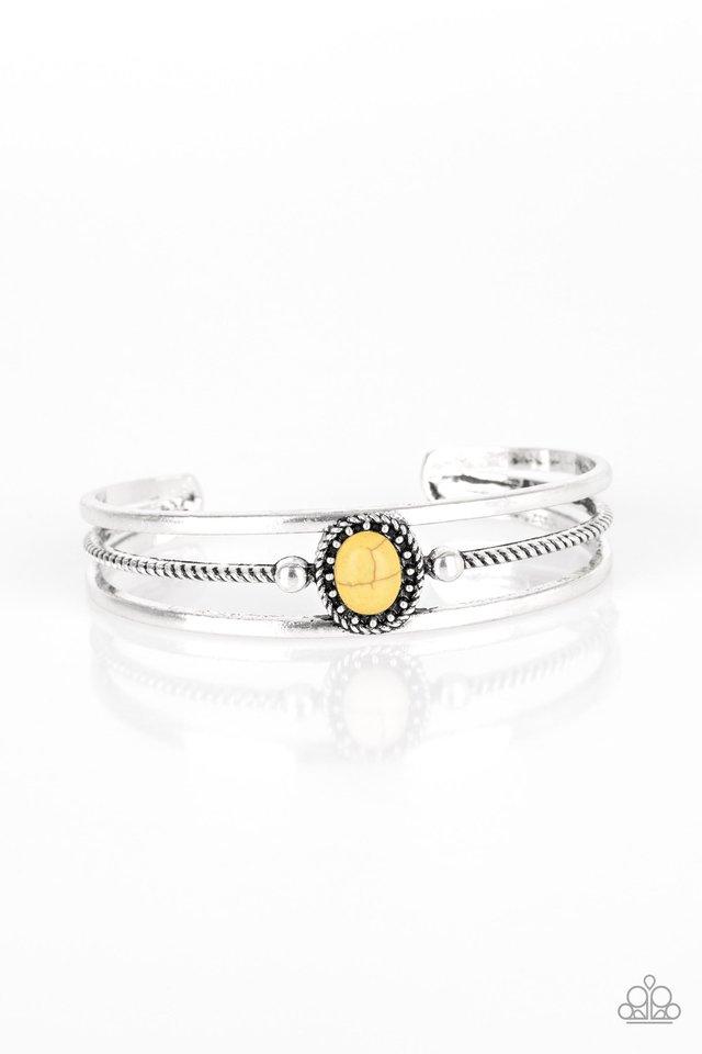 Paparazzi Bracelet ~ Borderline Borderland - Yellow