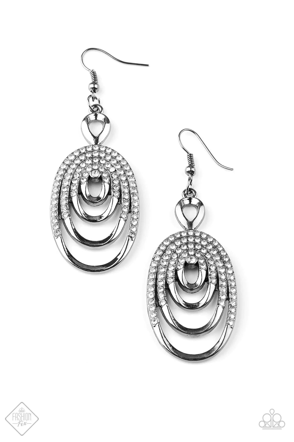 Paparazzi Earring ~ Cosmically Cosmopolitan - Black