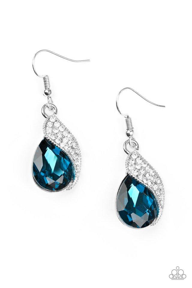 Paparazzi Earring ~ Easy Elegance - Blue