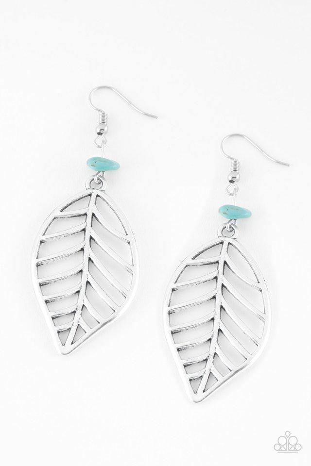Paparazzi Earring ~ BOUGH Out - Blue