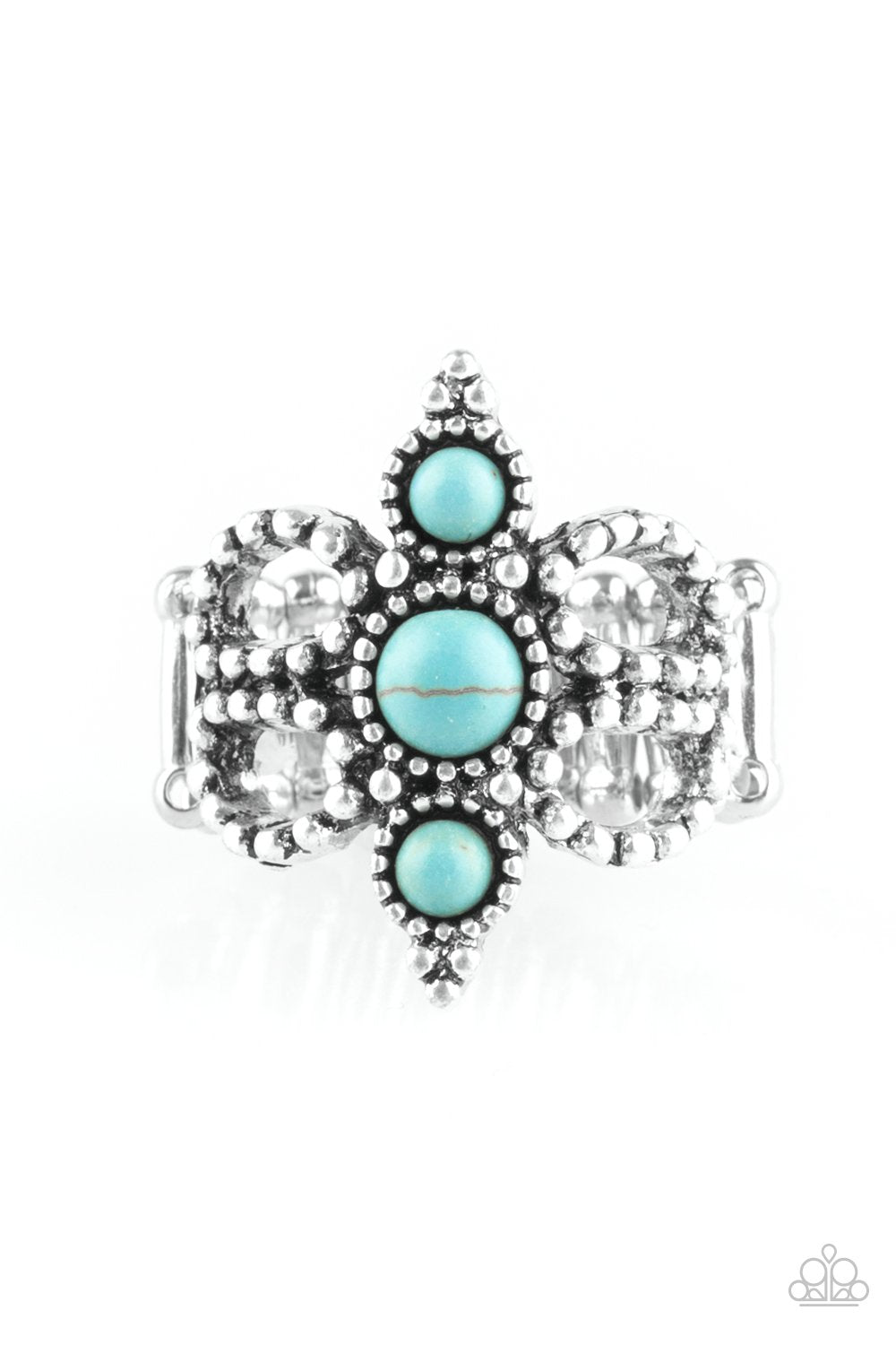 Anillo Paparazzi ~ Outback Oasis - Azul