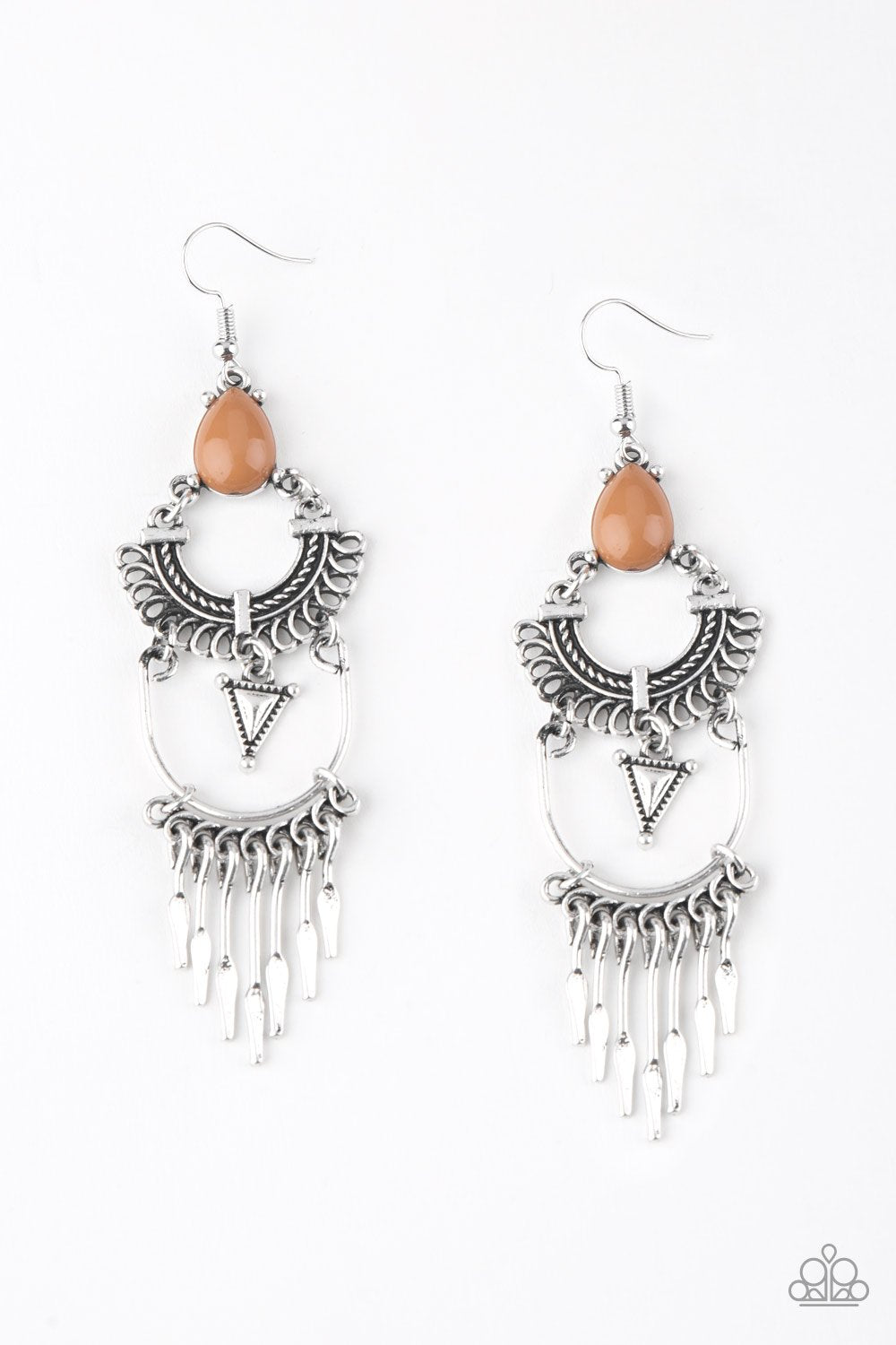 Pendiente Paparazzi ~ Progresivamente pionero - Marrón