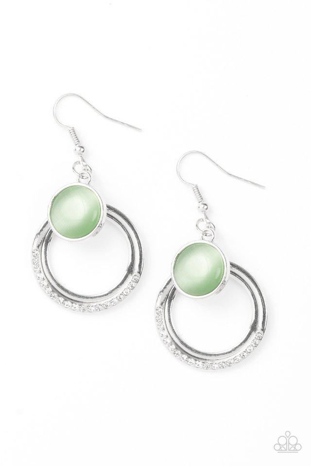 Paparazzi Earring ~ Dreamily Dreamland - Green