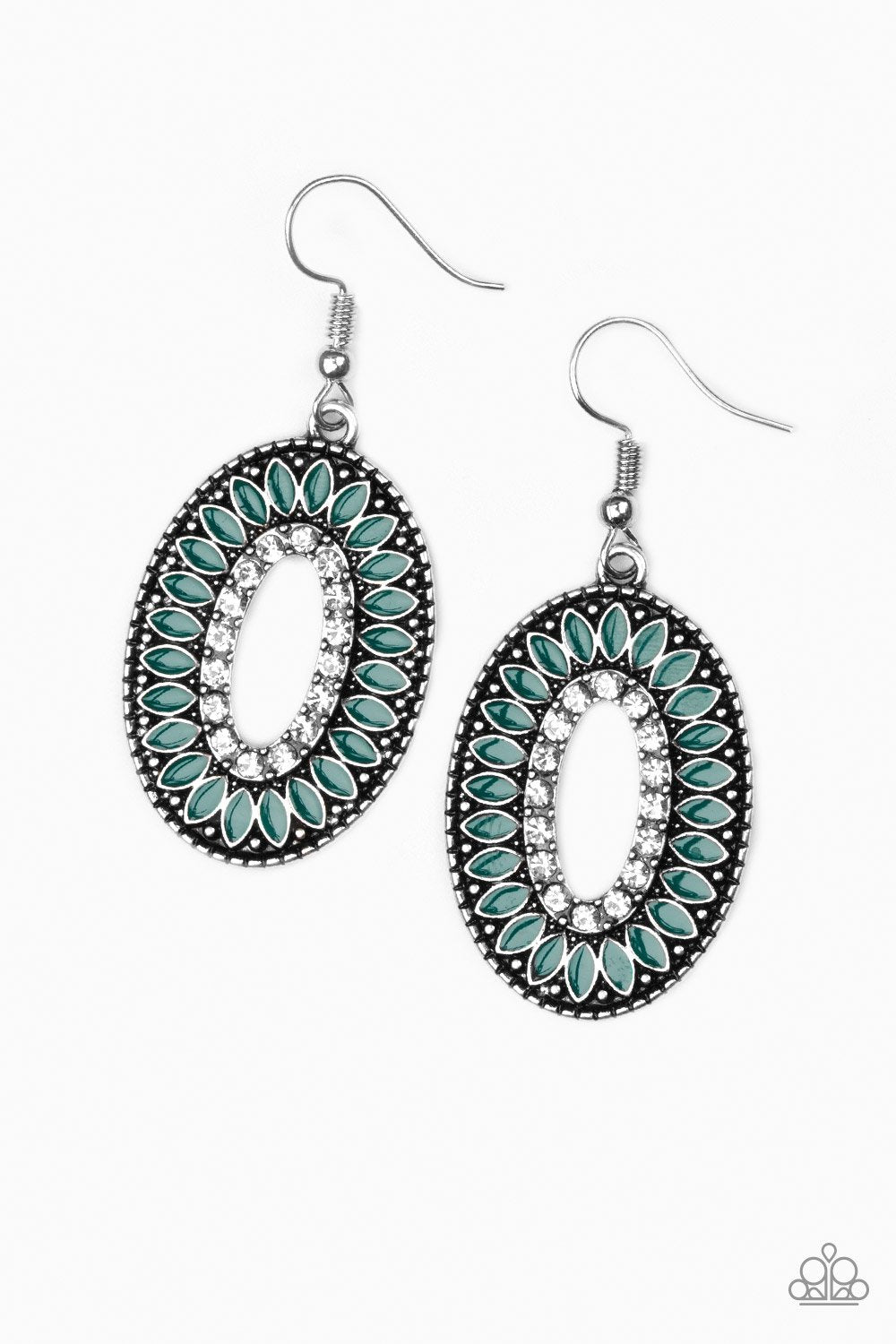 Paparazzi Earring ~ Fishing For Fabulous - Green