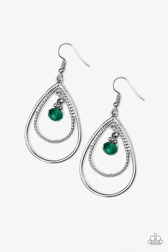 Paparazzi Earring ~ REIGN On My Parade - Green