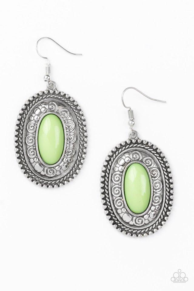 Pendiente Paparazzi ~ Haute Hacienda - Verde