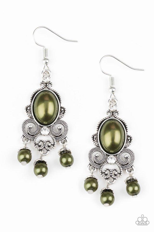 Paparazzi Earring ~ I Better Get GLOWING - Green